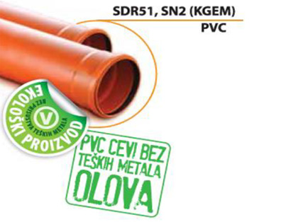 Ekologická rúra SDR 51, SN2 (PVC)